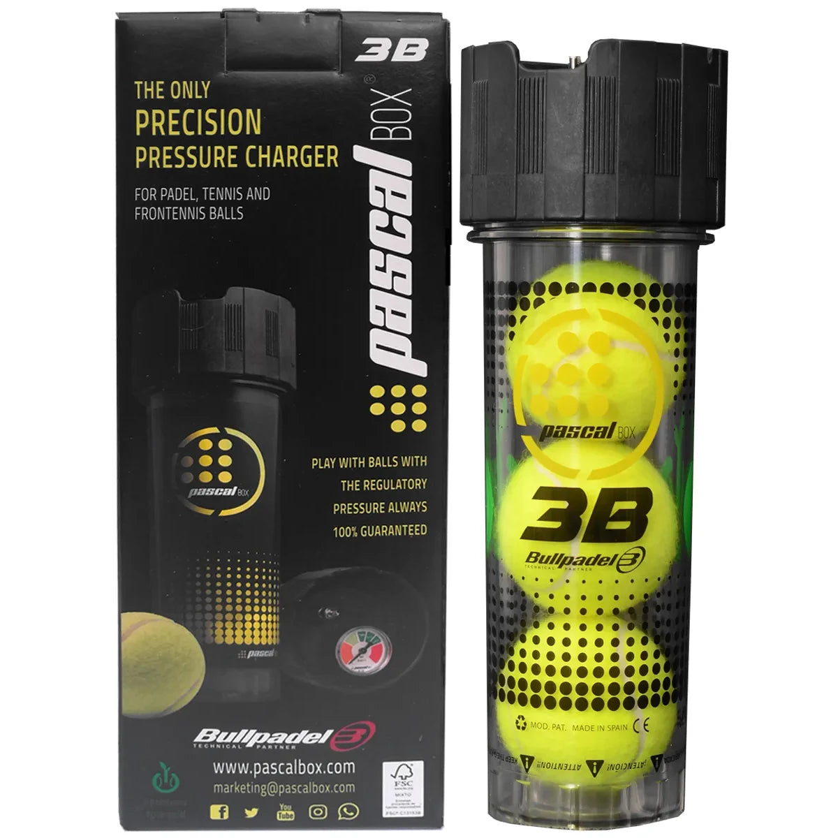 PRESSURISEUR BULLPADEL PASCAL BOX 3B