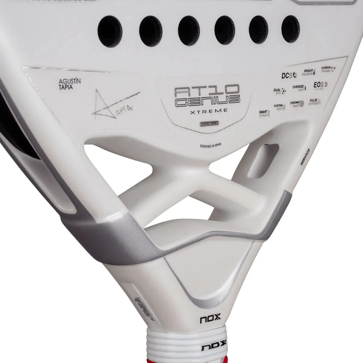 RAQUETTE DE PADEL NOX AT10 GENIUS ATTACK 12K ALUM XTREME BY AGUSTIN TAPIA 2026
