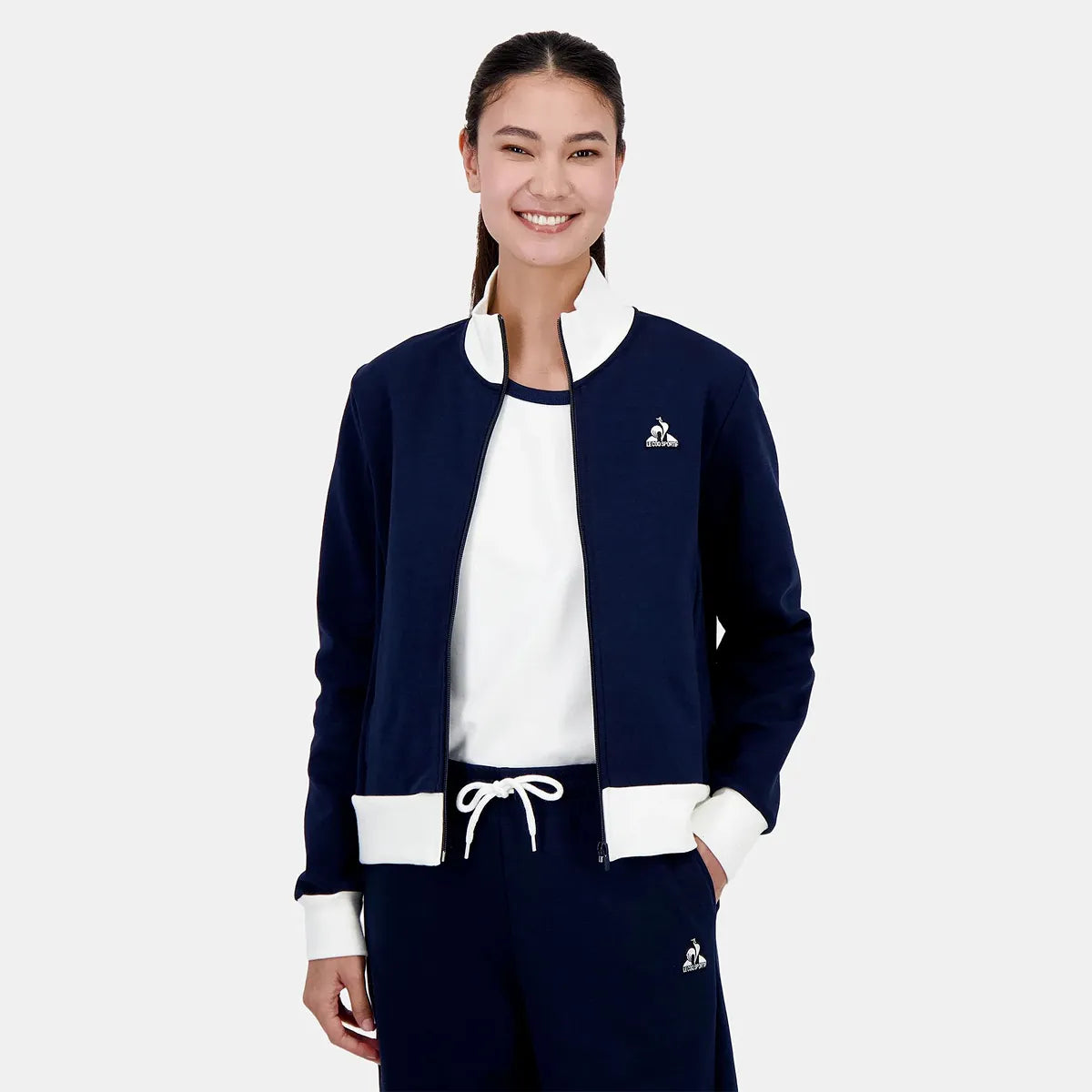 SWEAT LE COQ SPORTIF FEMME HERITAGE ZIP