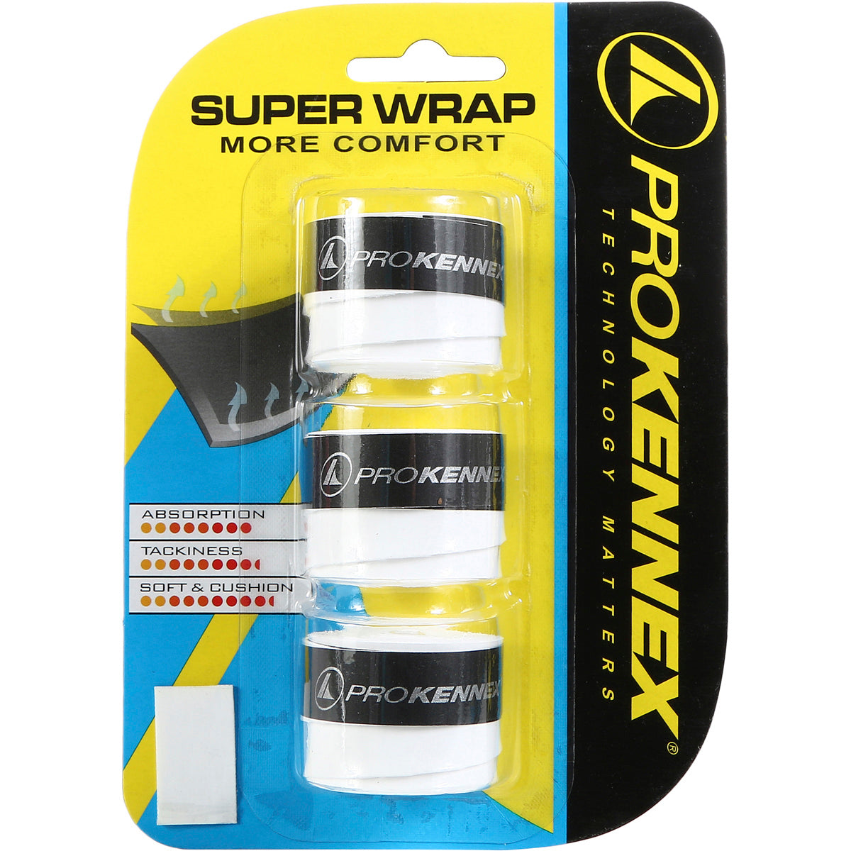 3 SURGRIPS PRO KENNEX SUPERWRAP