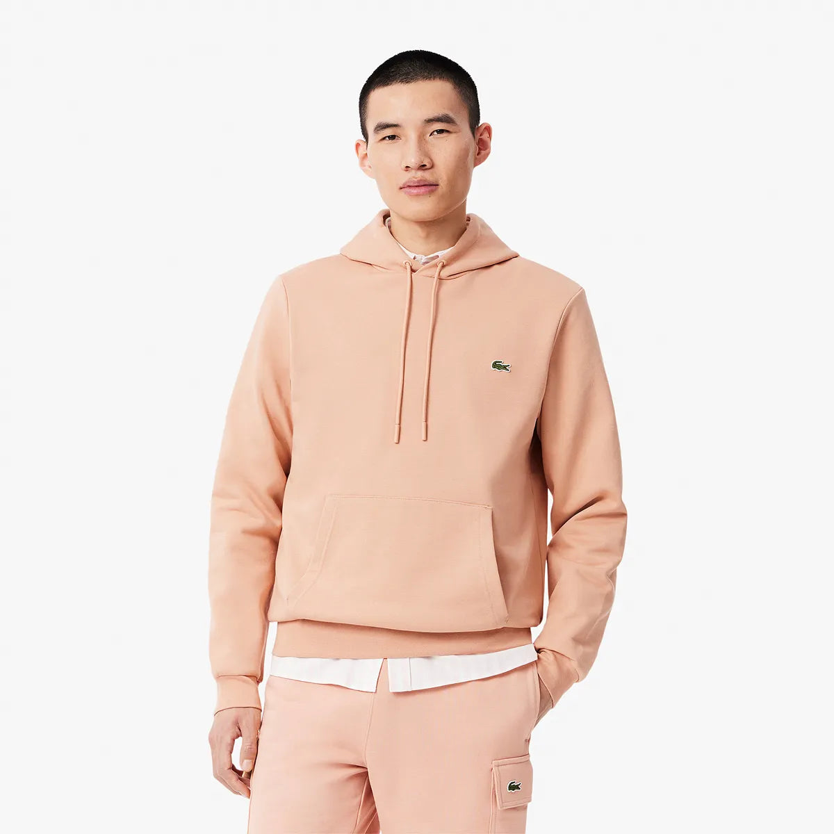 SWEAT LACOSTE CORE PERFORMANCE A CAPUCHE