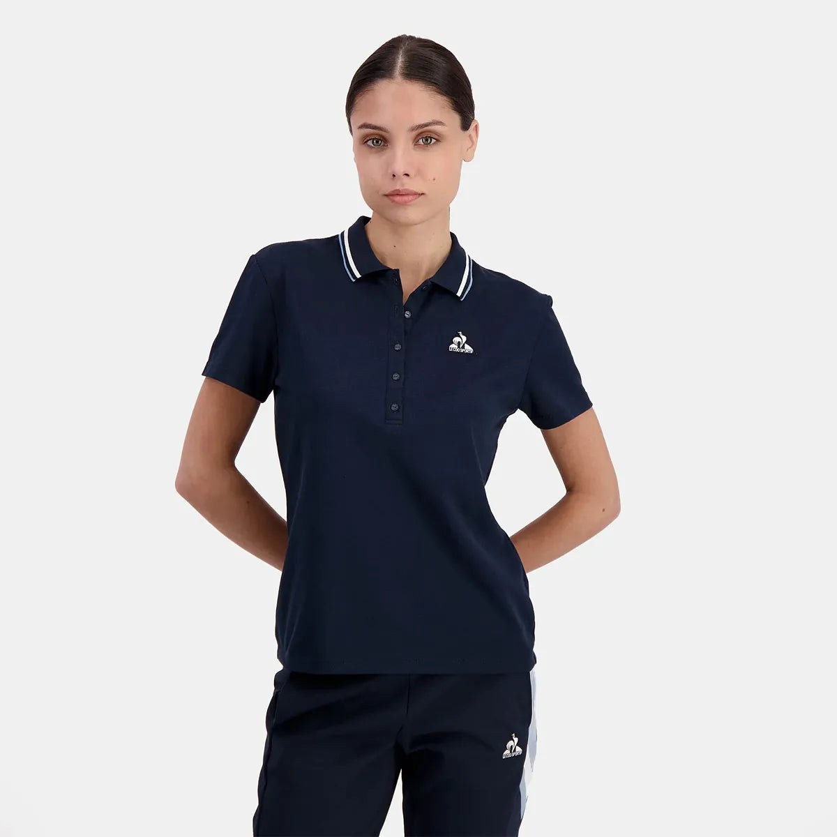 Polo Le Coq Sportif Femme Heritage