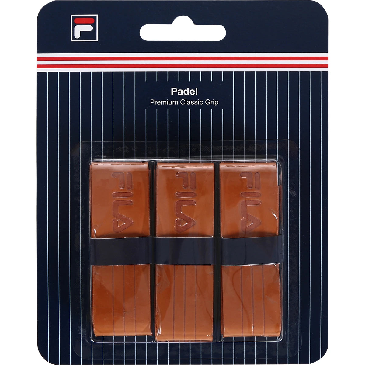 TUBE DE 3 BALLES PADEL FILA + PAQUET DE 3 SURGRIPS FILA