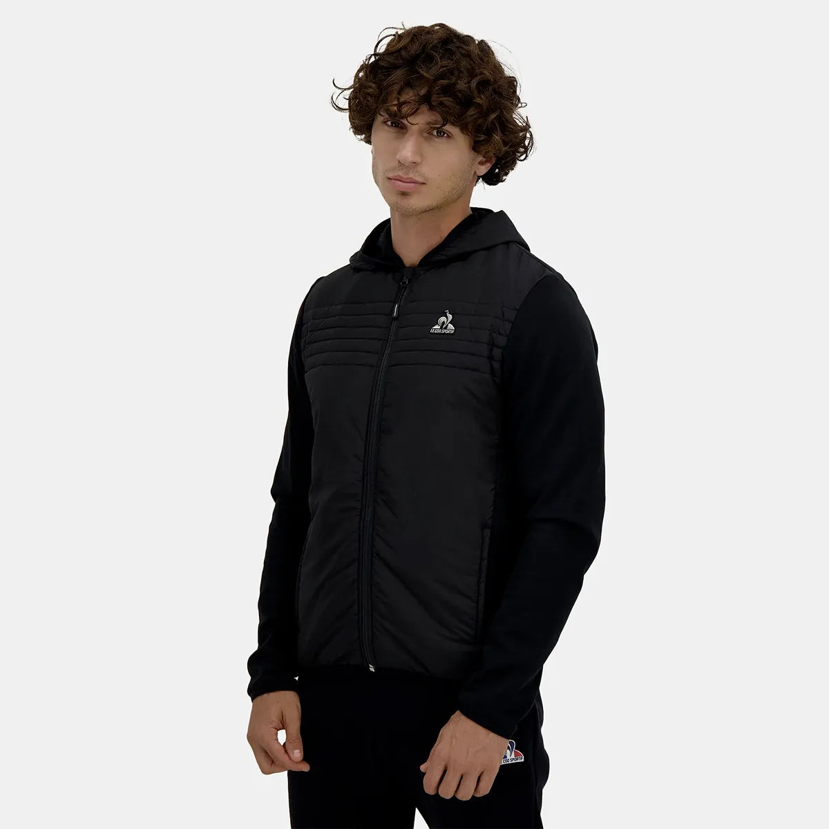 VESTE LE COQ SPORTIF HYBRIDE CAPUCHE