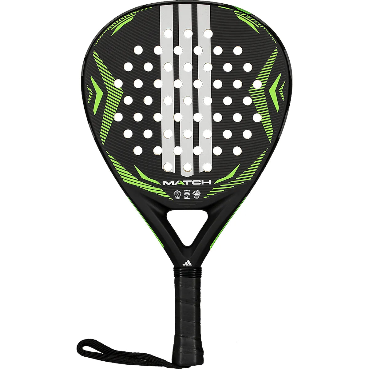 RAQUETTE DE PADEL ADIDAS MATCH BLACK/GREEN 2026