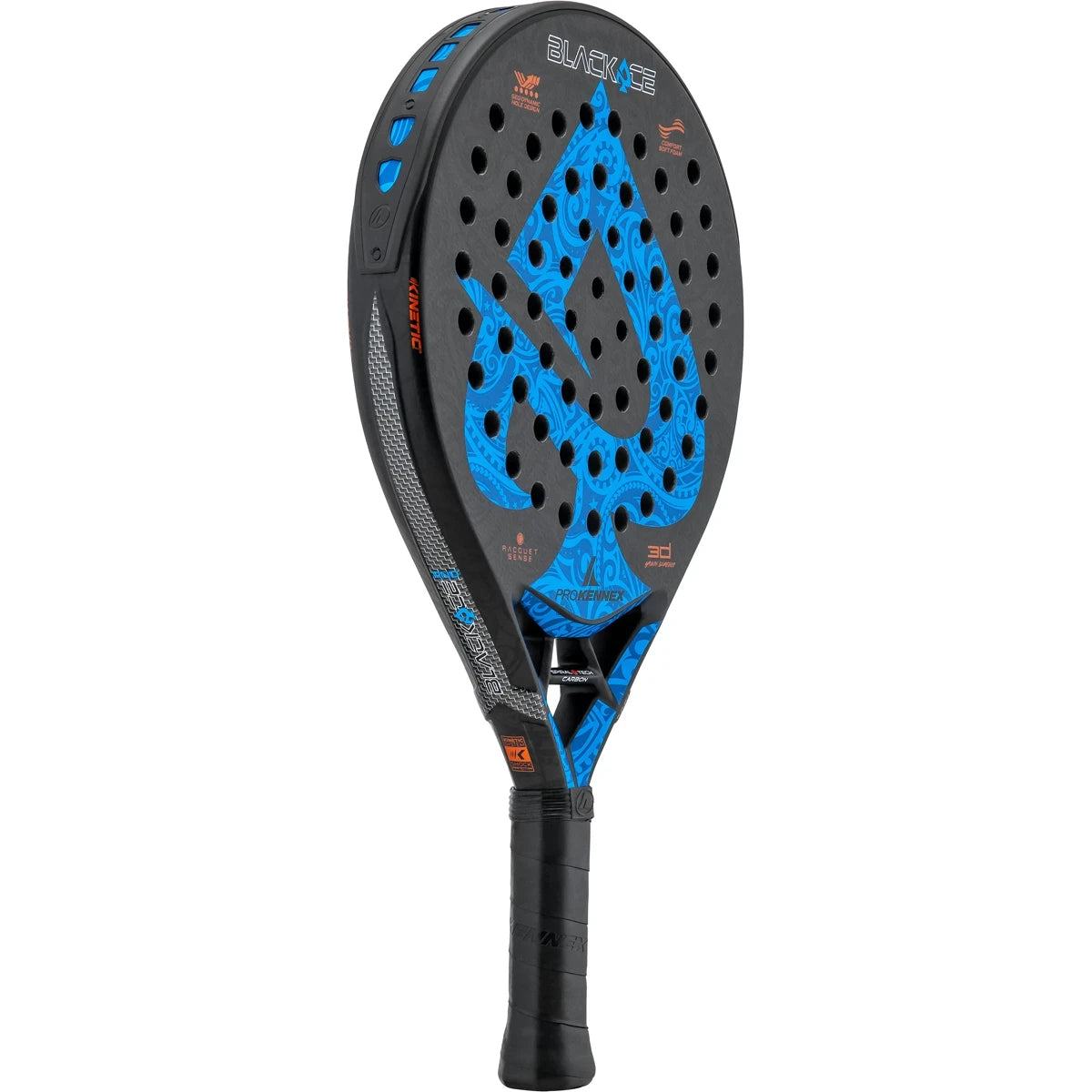 RAQUETTE PADEL PRO KENNEX KINETIC BLACK ACE RND