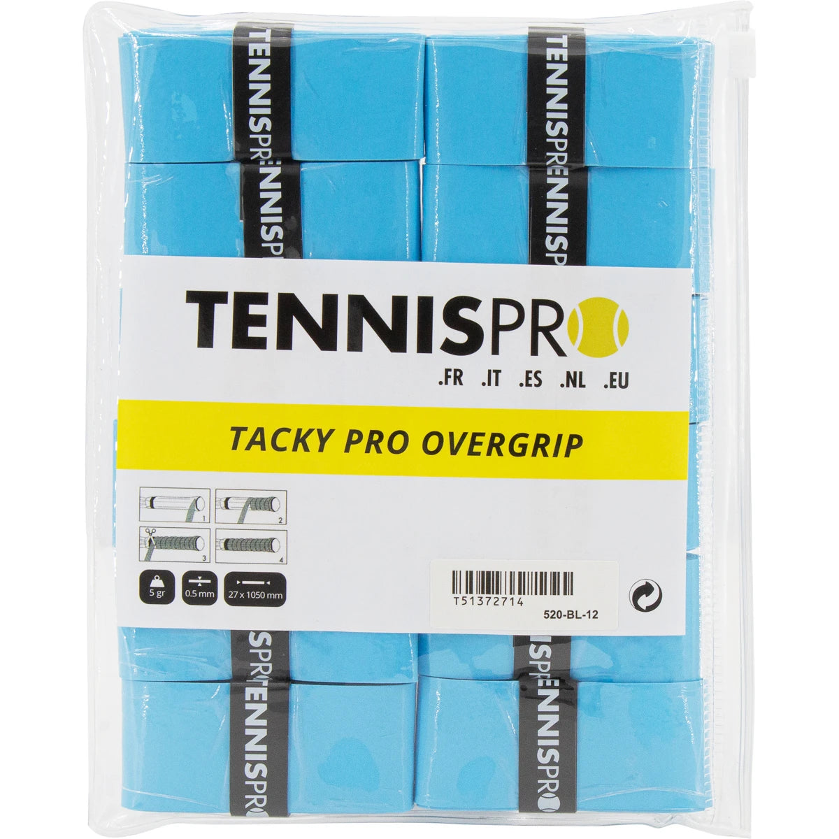 12 SURGRIPS TENNISPRO TACKY PRO 2.0