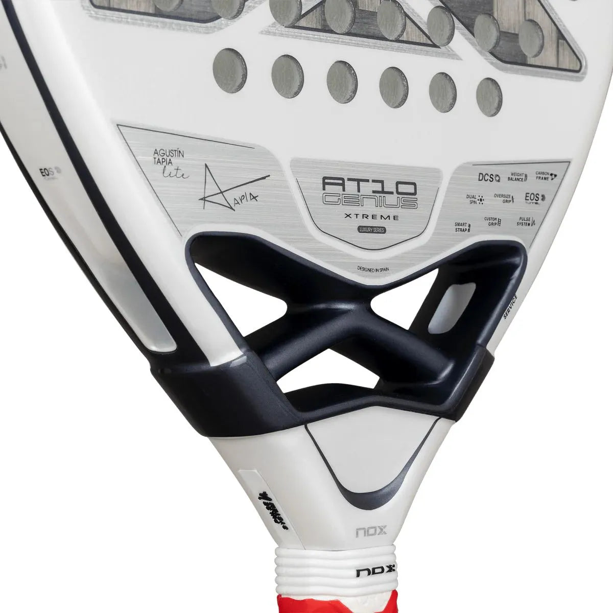 RAQUETTE DE PADEL NOX AT10 GENIUS 12K ALUM XTREME LITE BY AGUSTIN TAPIA 2026