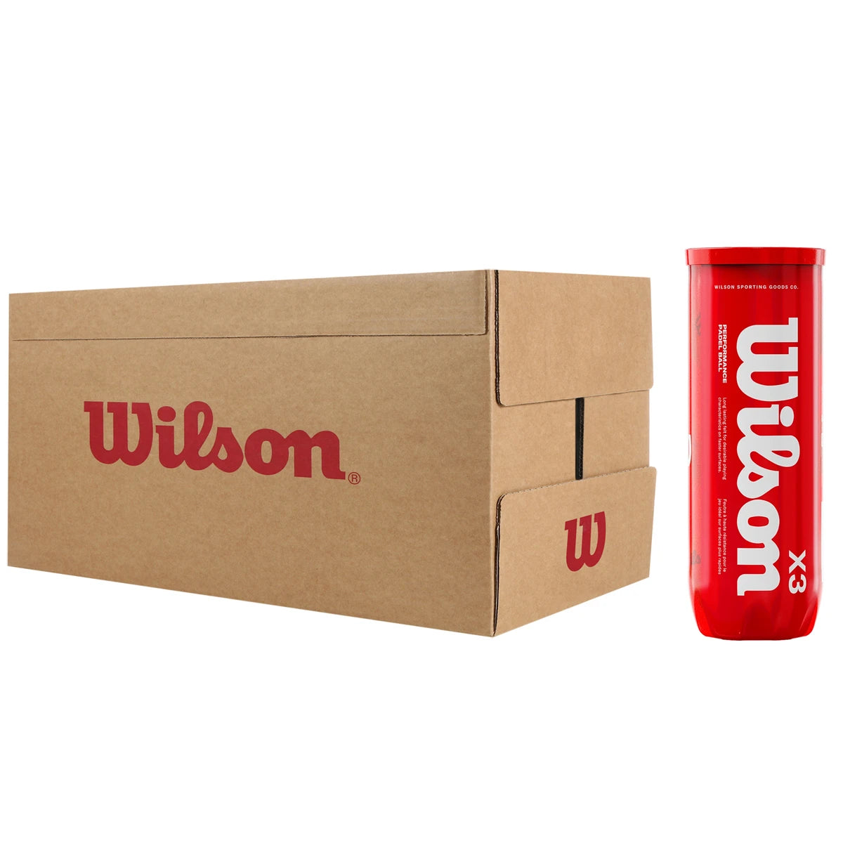 CARTON DE 24 TUBES DE 3 BALLES DE PADEL WILSON