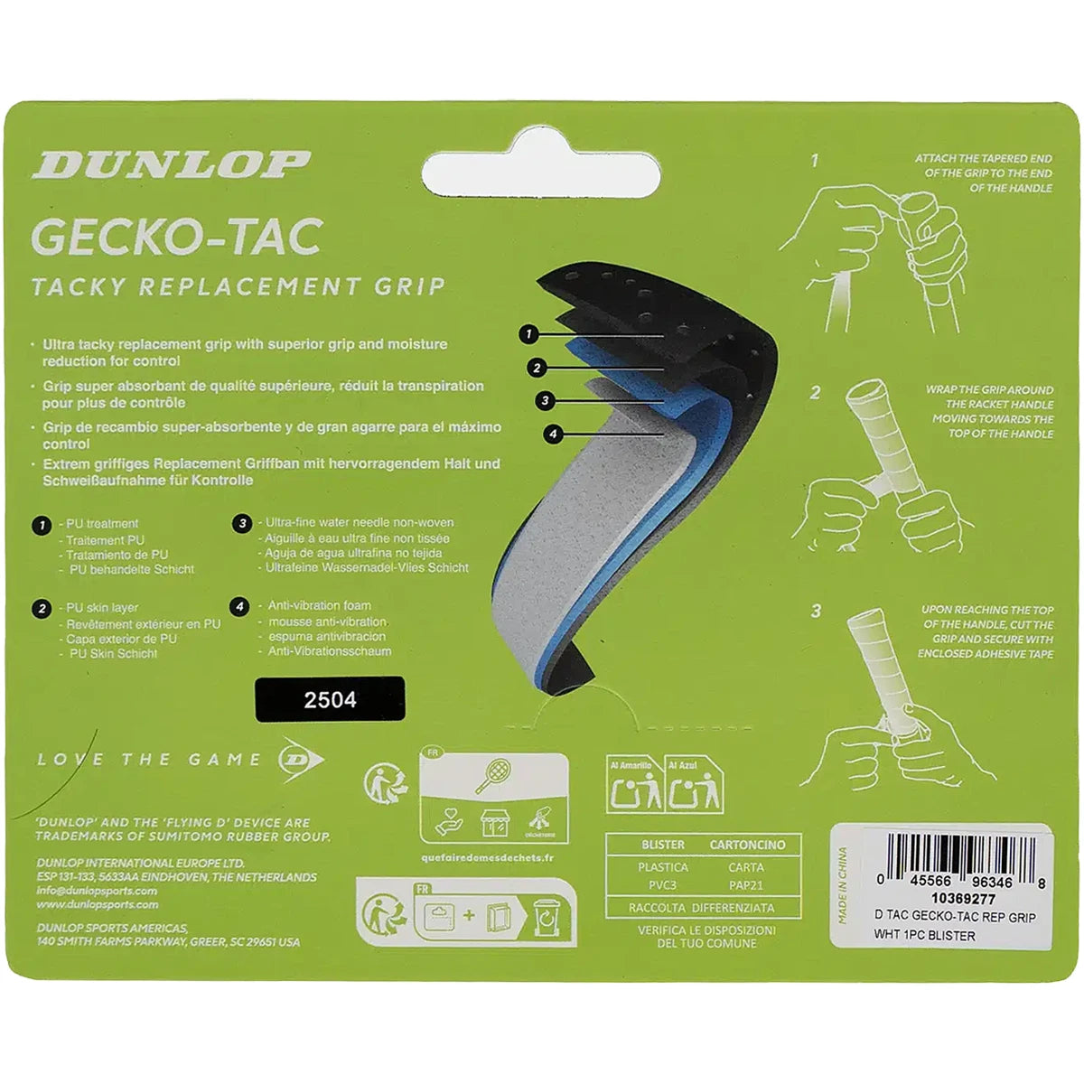 GRIP DUNLOP GECKO TAC