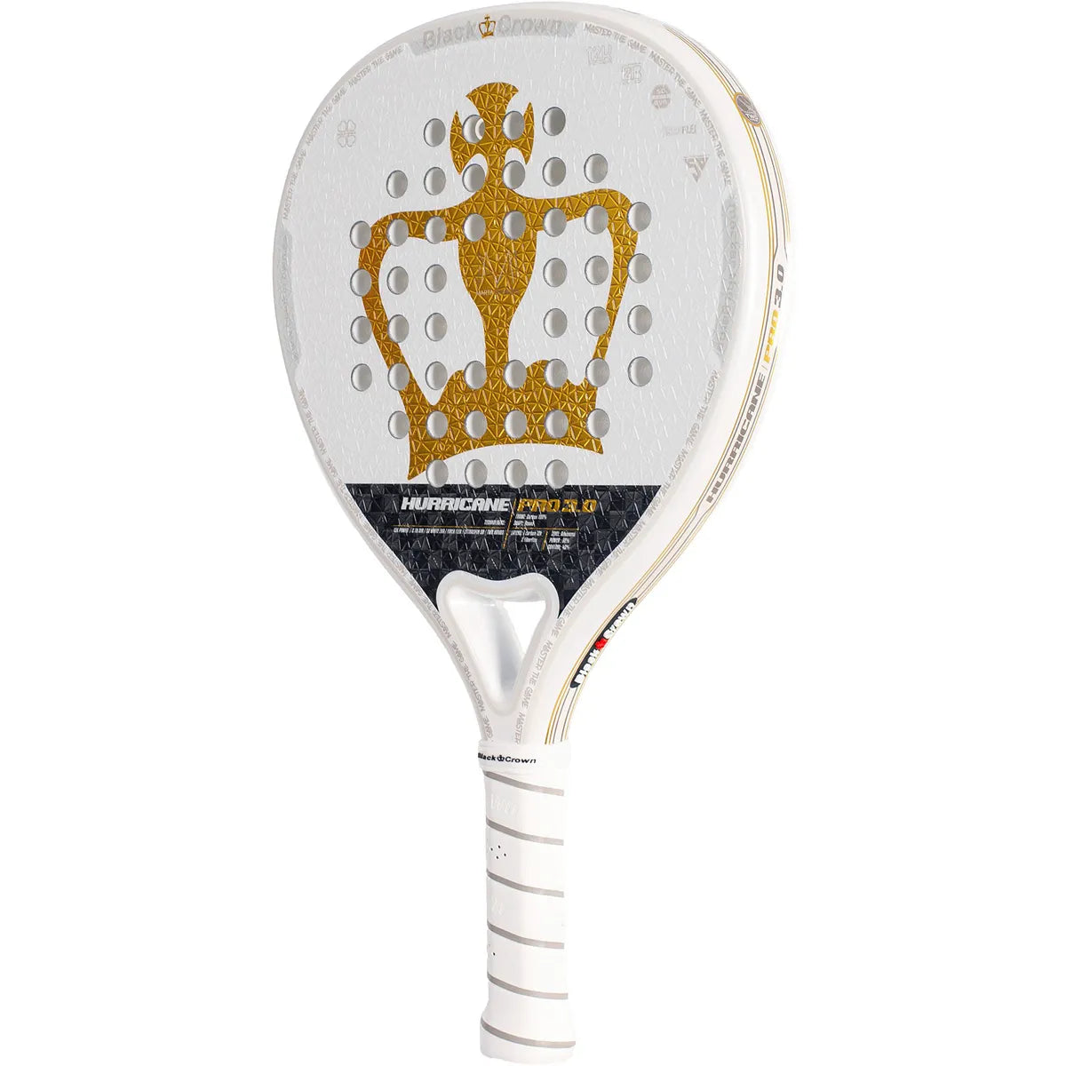 RAQUETTE DE PADEL BLACK CROWN HURRICANE PRO 3.0
