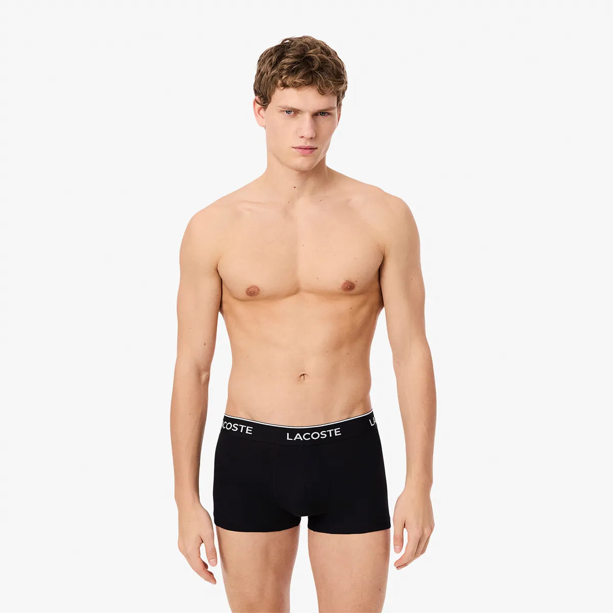 PACK DE 3 BOXERS LACOSTE COTON