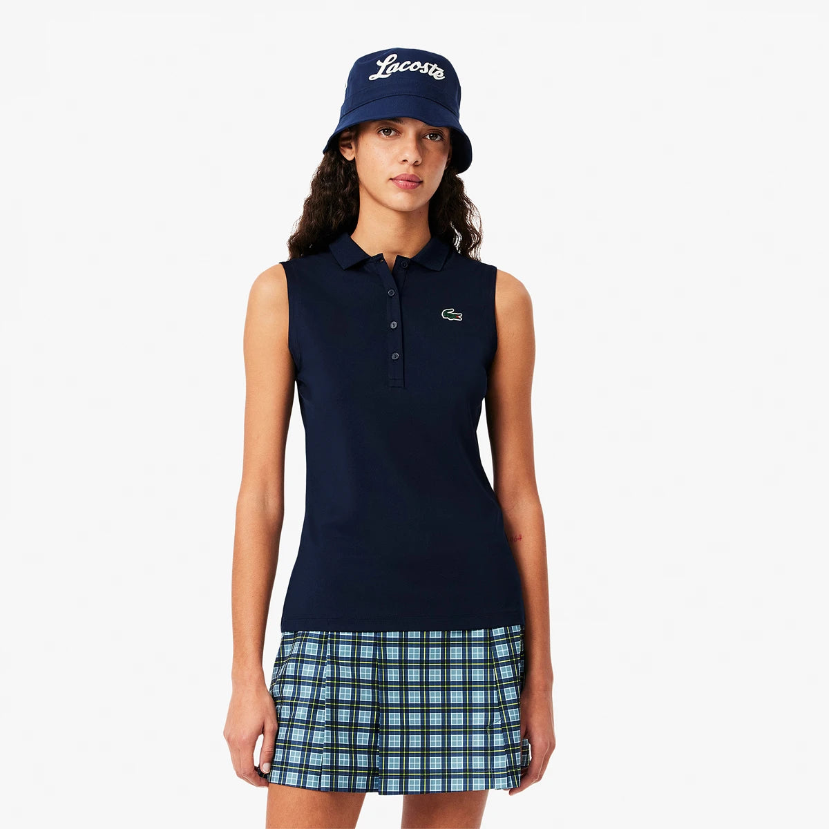 POLO LACOSTE FEMME CORE PERFORMANCE SANS MANCHES
