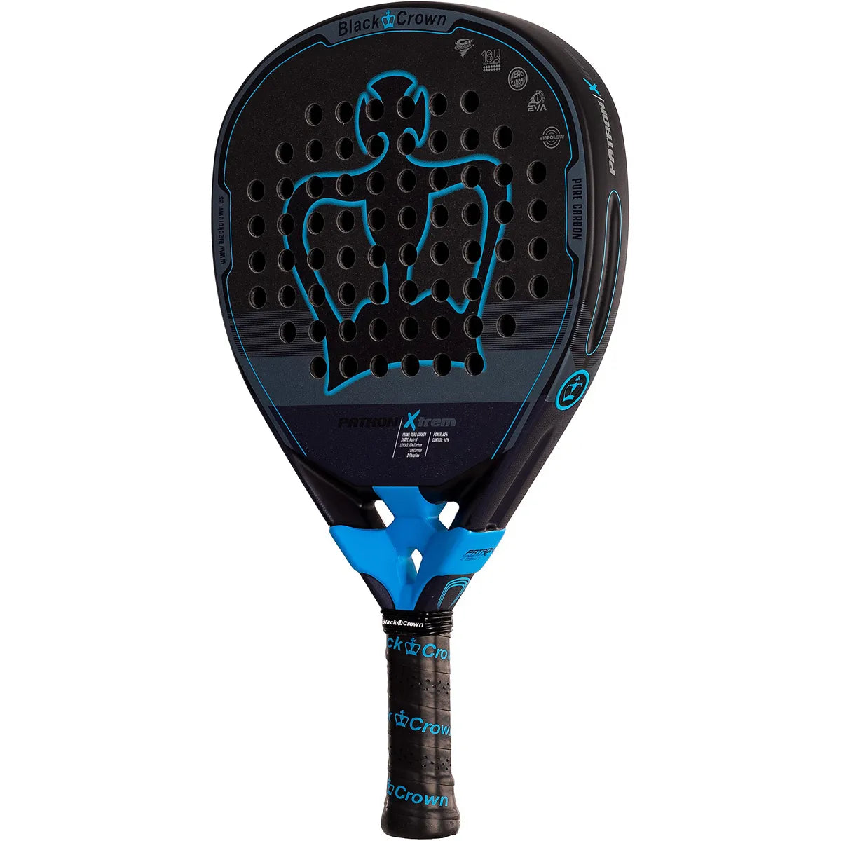 RAQUETTE DE PADEL BLACK CROWN PATRON XTREM