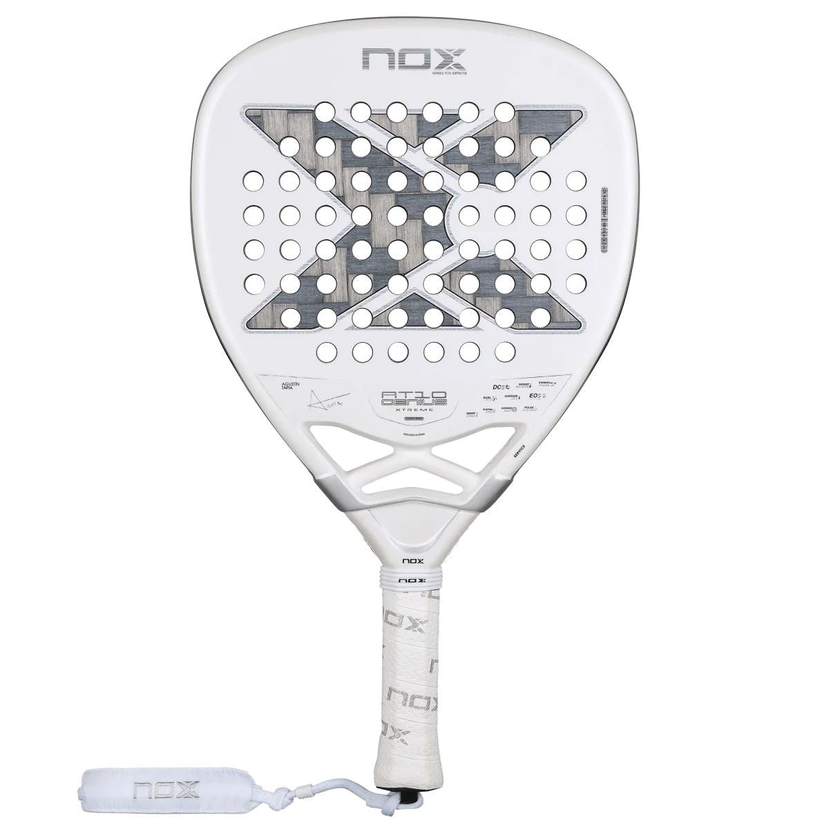 RAQUETTE DE PADEL NOX AT10 GENIUS ATTACK 12K ALUM XTREME BY AGUSTIN TAPIA 2026
