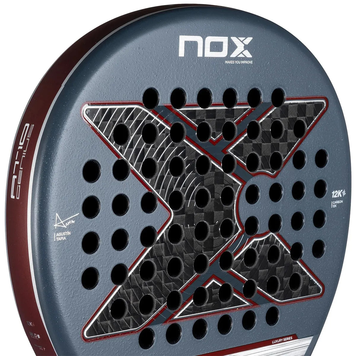 RAQUETTE DE PADEL NOX AT10 GENIUS 12K BY AGUSTIN TAPIA