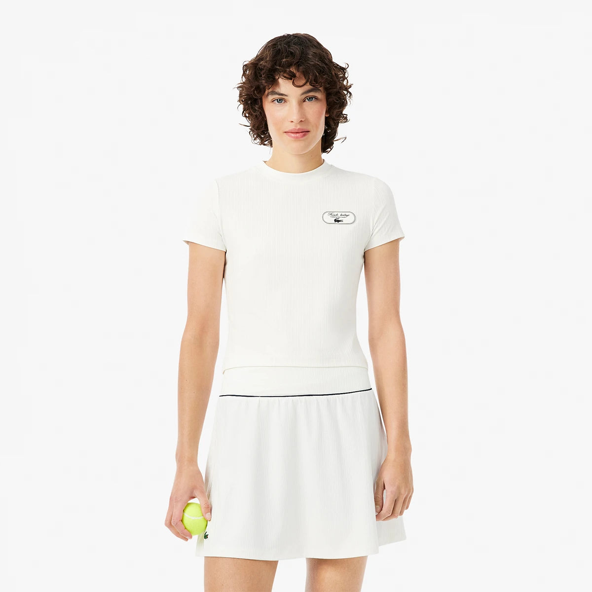 T-SHIRT FEMME LACOSTE HERITAGE