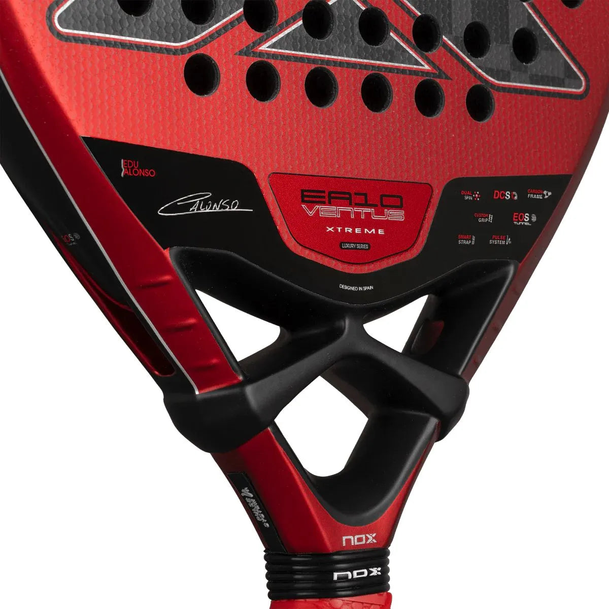 RAQUETTE DE PADEL NOX EA10 VENTUS HYBRID 12K XTREME BY EDU ALONSO 2026