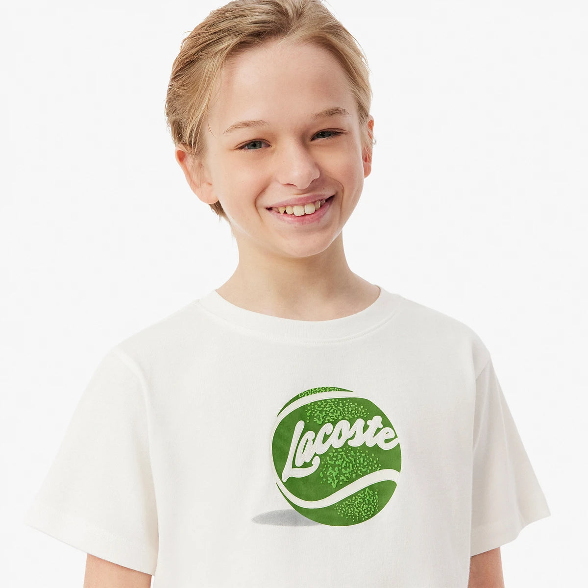T-SHIRT LACOSTE JUNIOR BALLES
