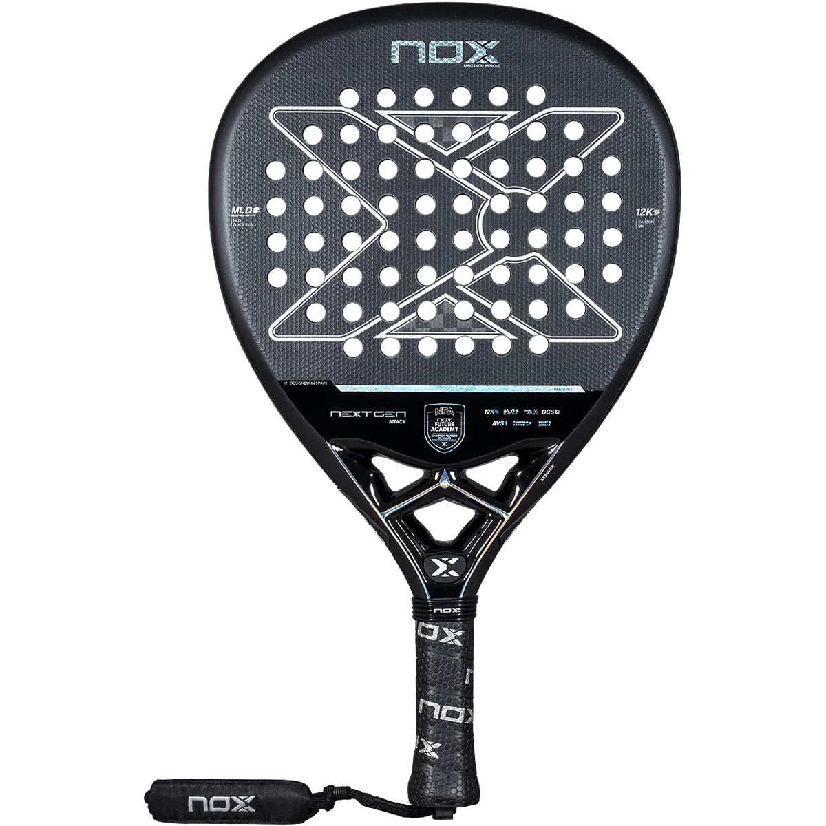 RAQUETTE DE PADEL NOX NEXTGEN PRO ATTACK 12K NFA SERIES
