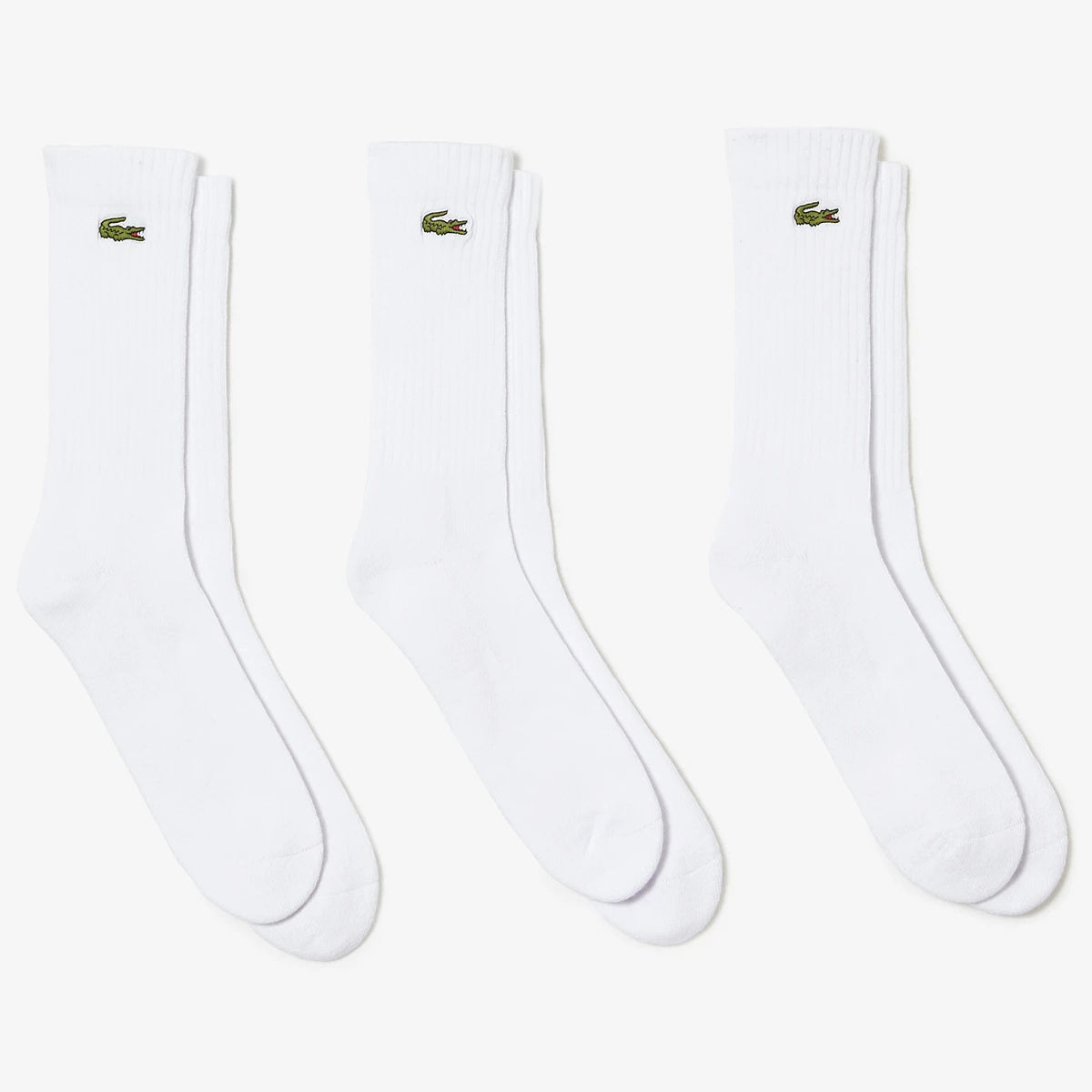 3 PAIRES DE CHAUSSETTES LACOSTE ATHLETE (MID)