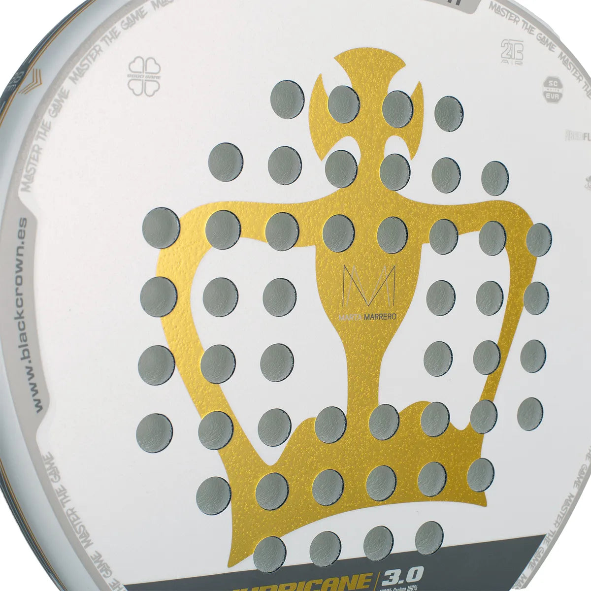 RAQUETTE DE PADEL BLACK CROWN HURRICANE 3.0
