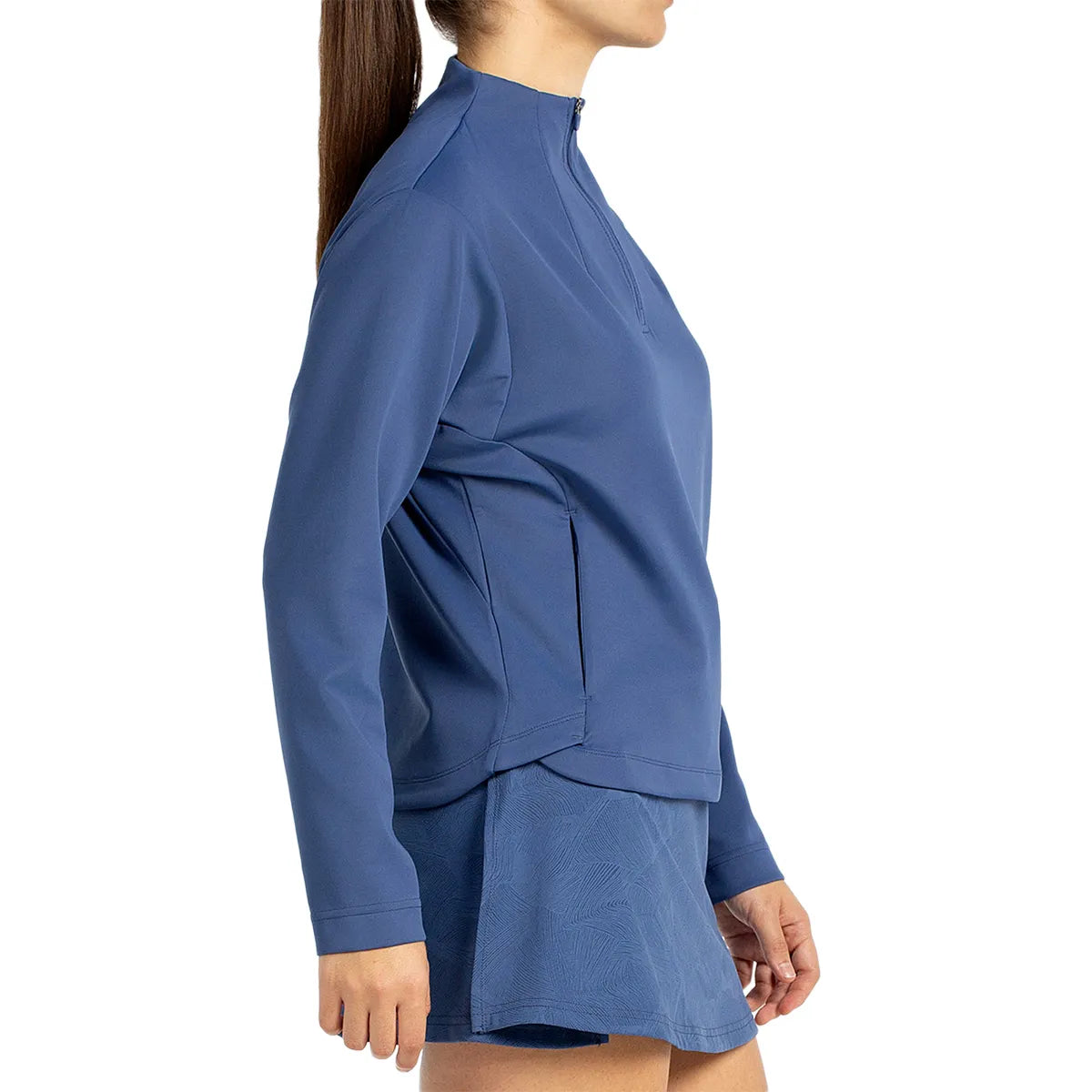 SWEAT BULLPADEL FEMME PURECOLOR CULLE 1/2 ZIP