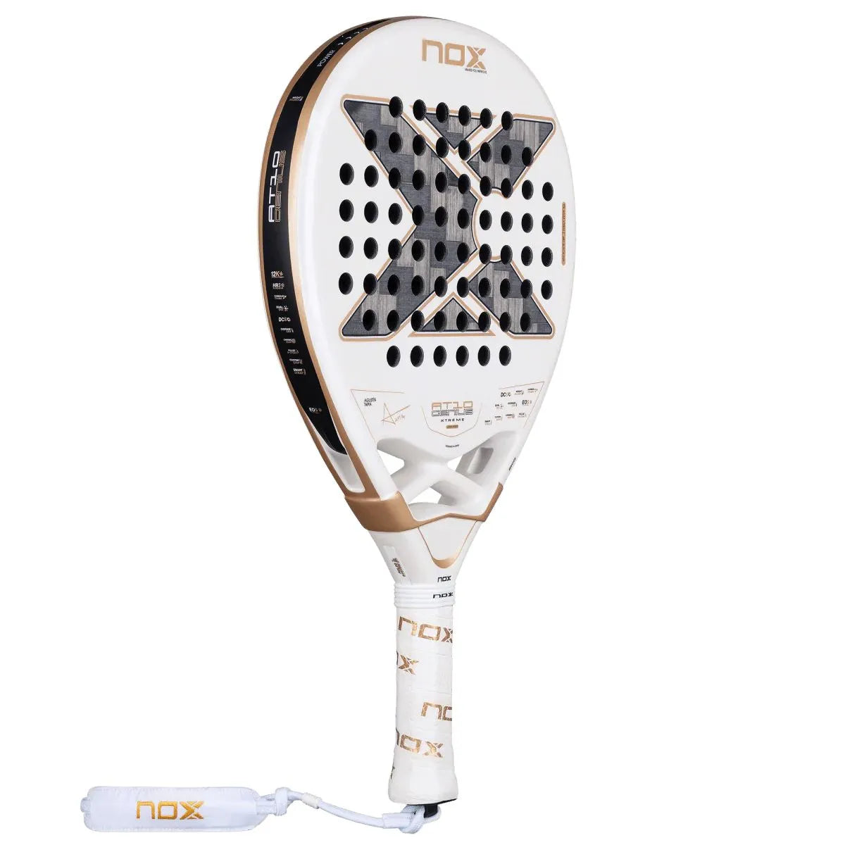 RAQUETTE DE PADEL NOX AT10 GENIUS 12K ALUM XTREME BY AGUSTIN TAPIA 2026