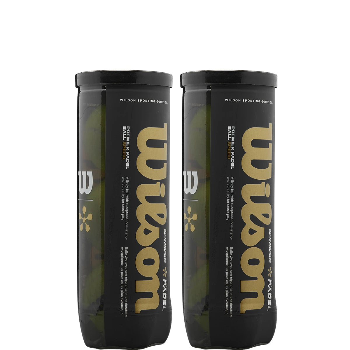 BIPACK DE 3 BALLES DE PADEL WILSON PREMIER PADEL SPEED