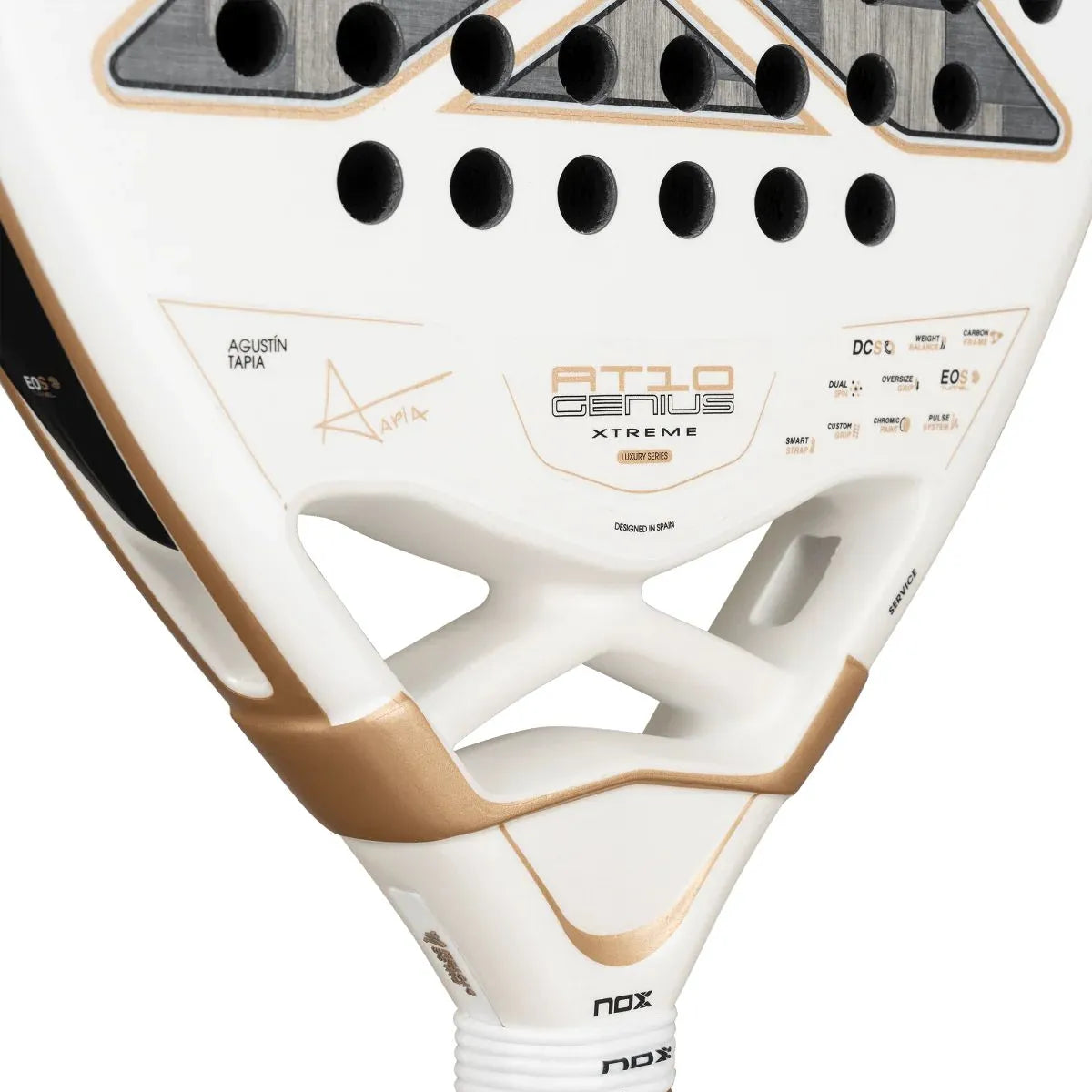 RAQUETTE DE PADEL NOX AT10 GENIUS 12K ALUM XTREME BY AGUSTIN TAPIA 2026