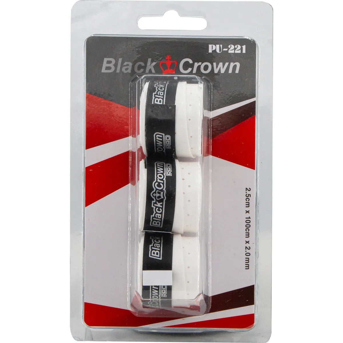3 SURGRIPS BLACK CROWN BLANC