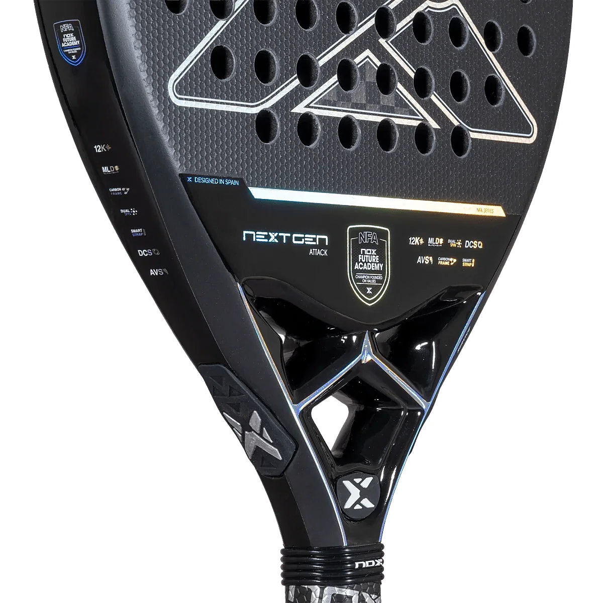 RAQUETTE DE PADEL NOX NEXTGEN PRO ATTACK 12K NFA SERIES