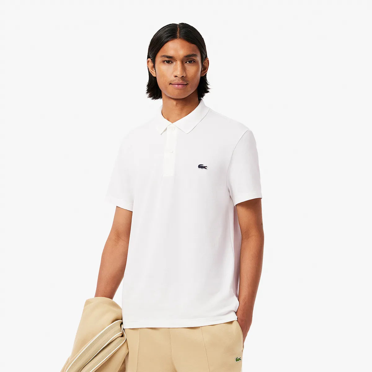 POLO LACOSTE CORE PERFORMANCE OTTOMAN REGULAR FIT