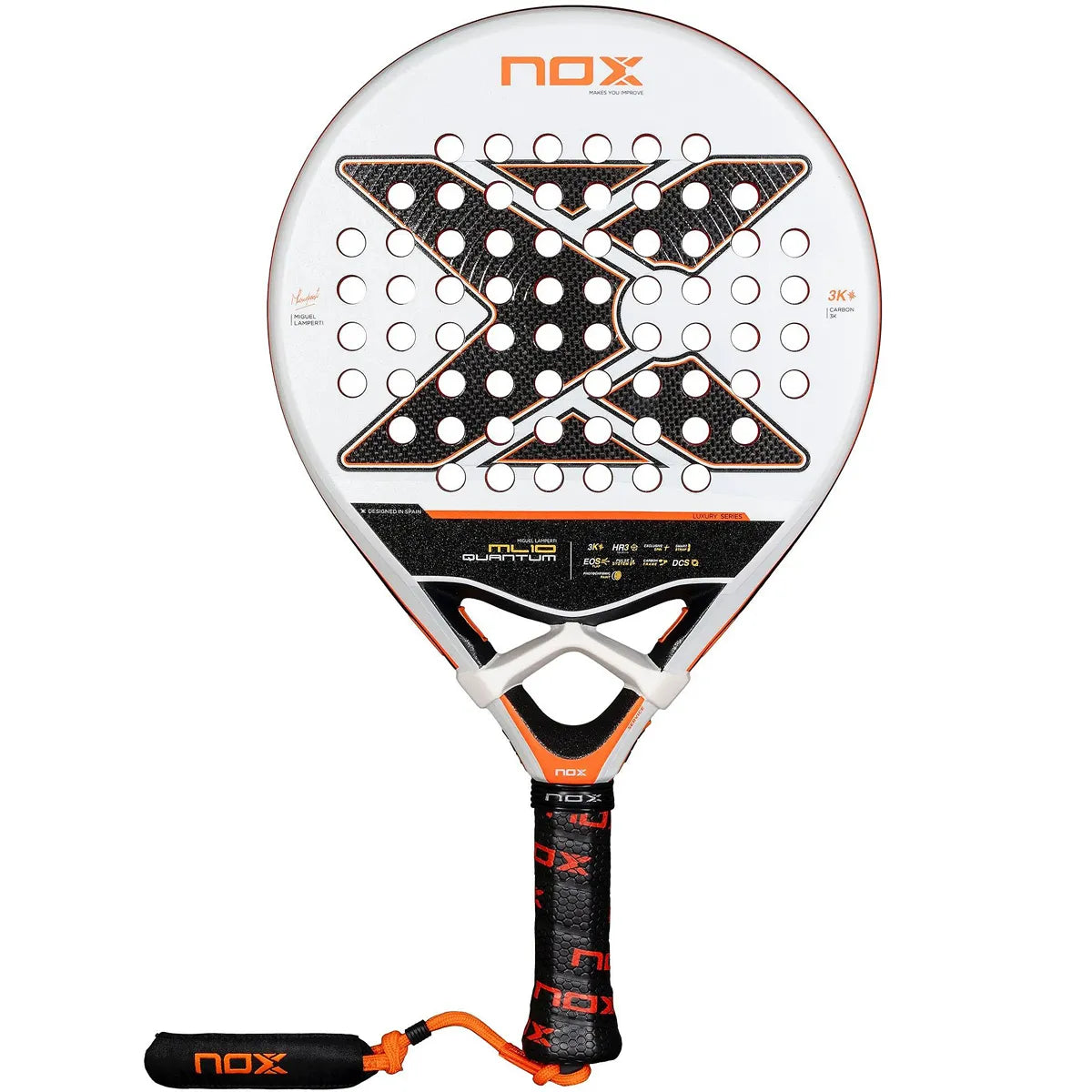 RAQUETTE DE PADEL NOX ML10 QUANTUM 3K BY MIGUEL LAMPERTI