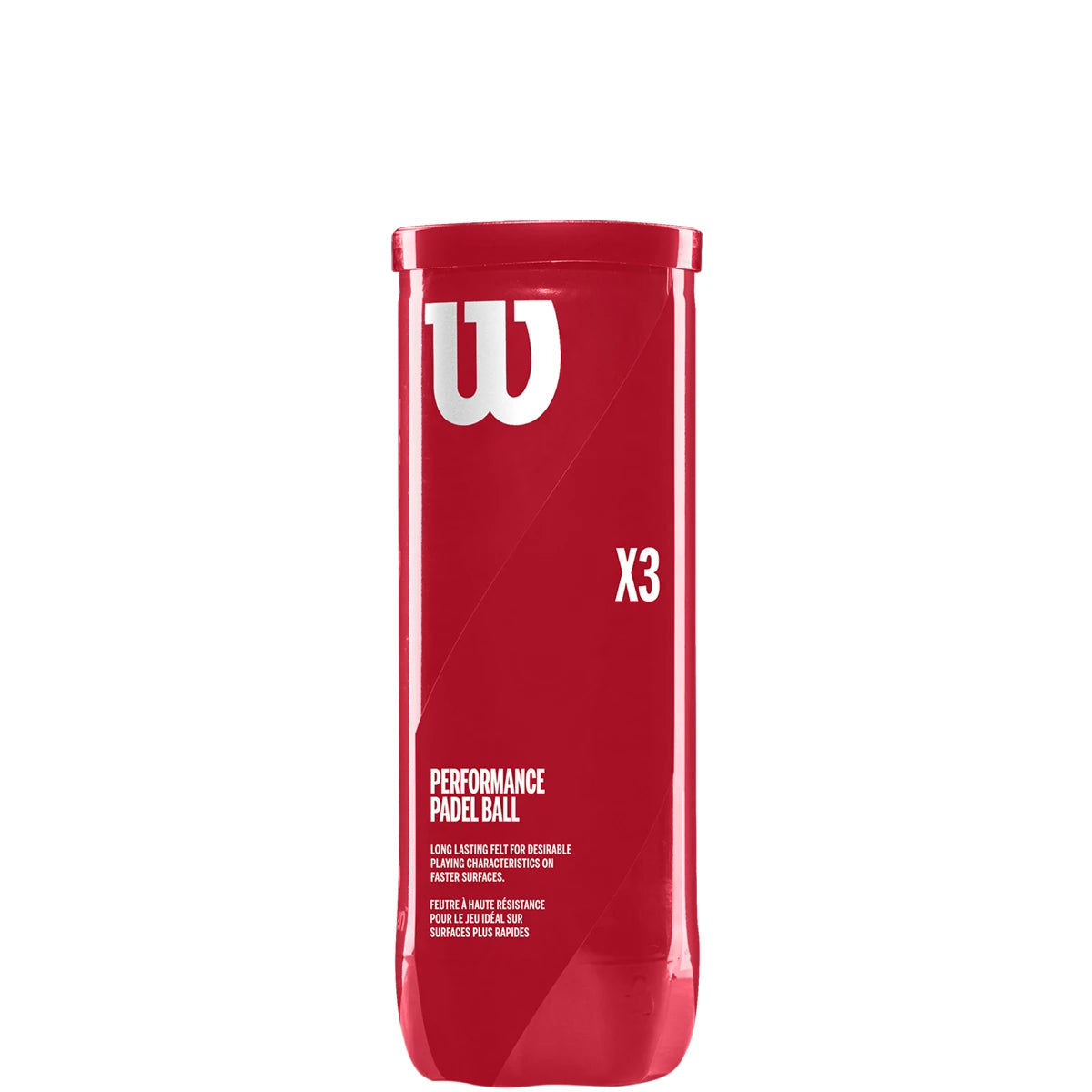 TUBE DE 3 BALLES DE PADEL WILSON