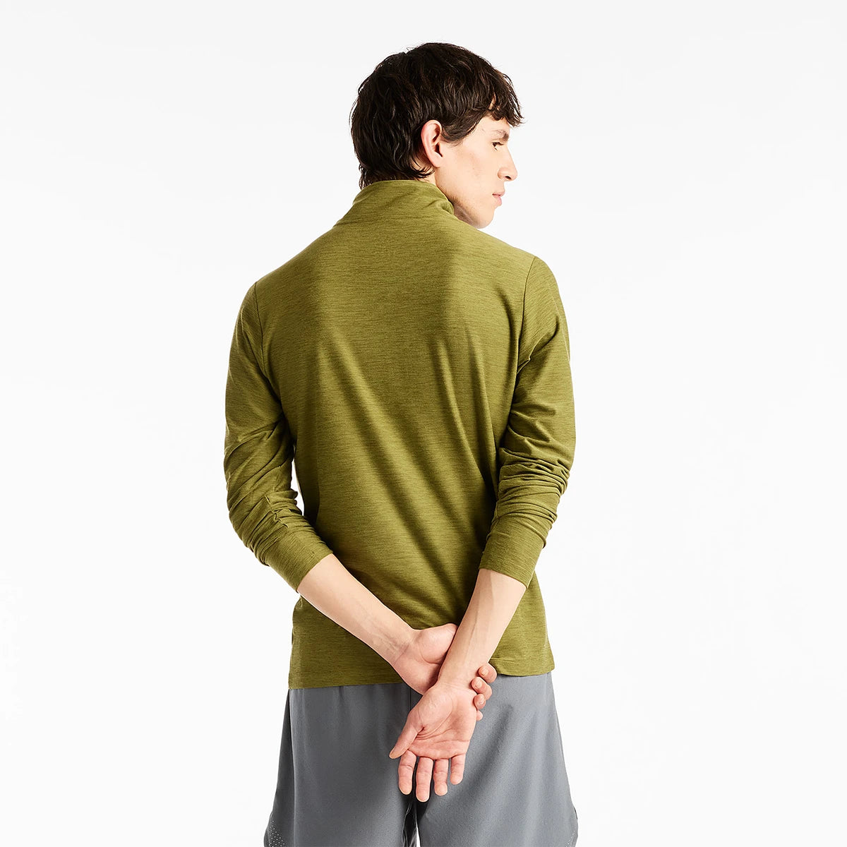 T-SHIRT MANCHES LONGUES NEW BALANCE 1/4 ZIP SPORT ESSENTIALS