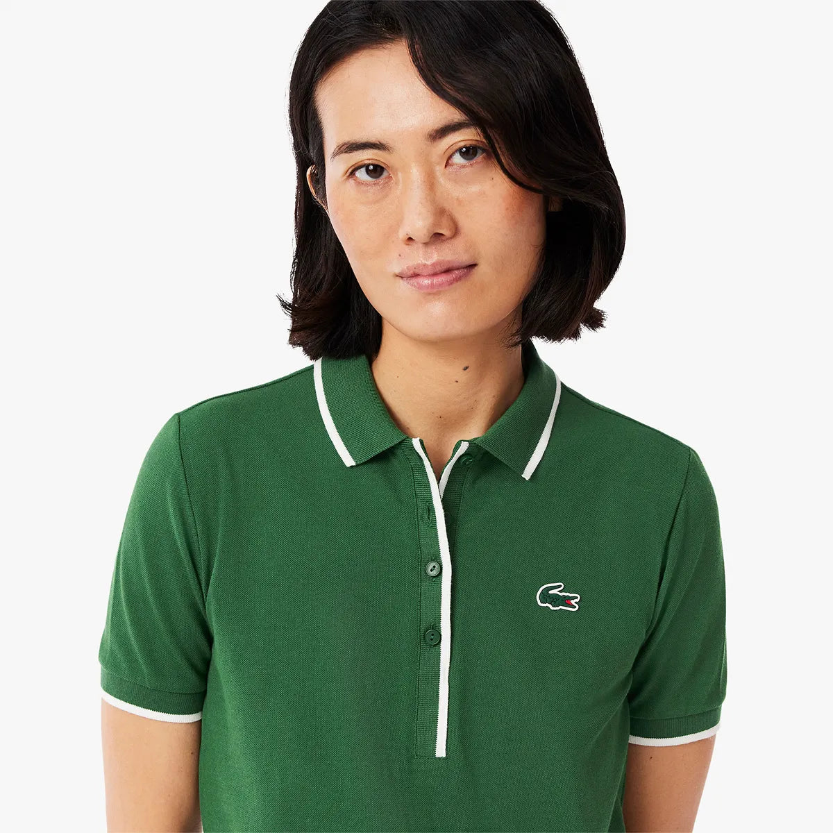 POLO LACOSTE FEMME HERITAGE