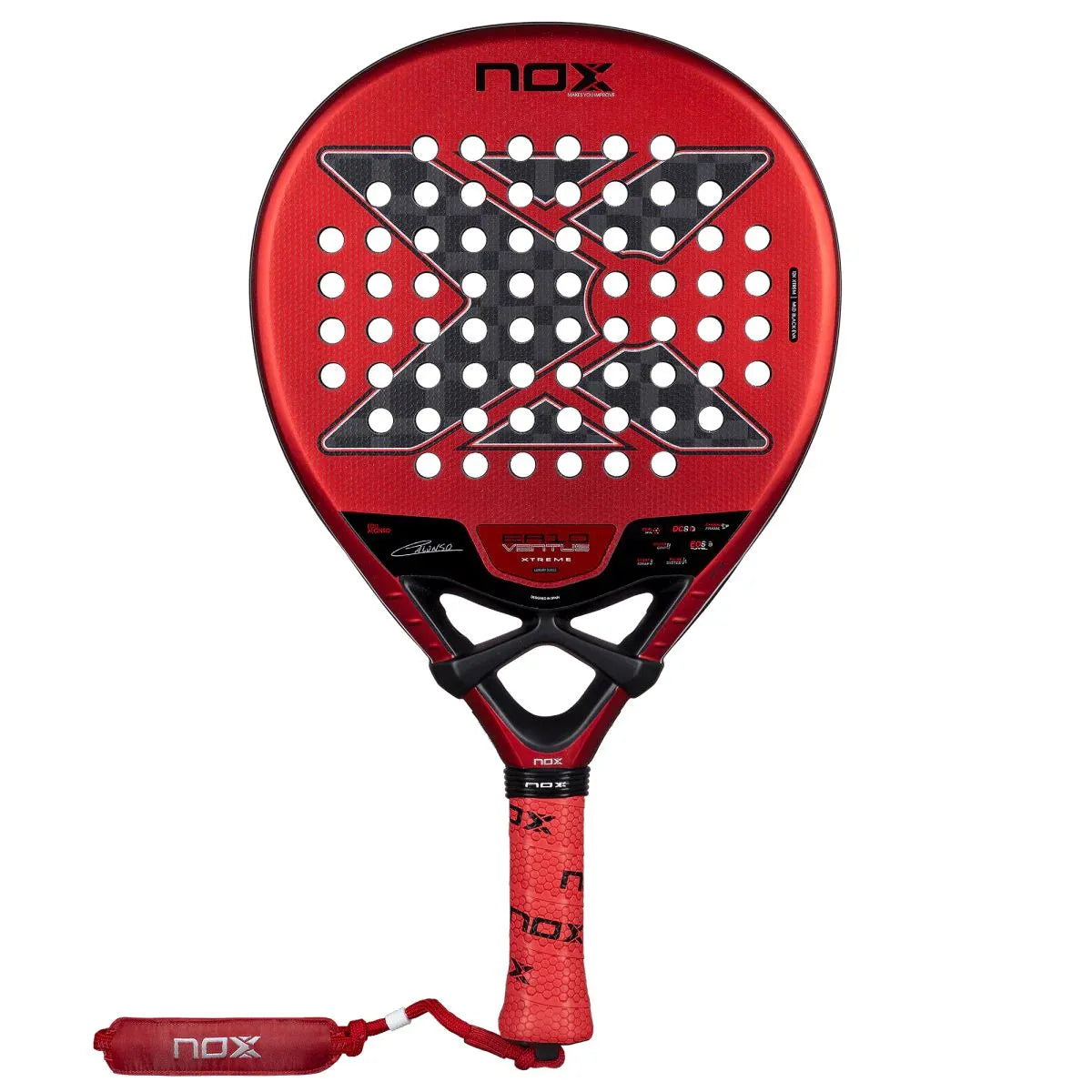 RAQUETTE DE PADEL NOX EA10 VENTUS HYBRID 12K XTREME BY EDU ALONSO 2026