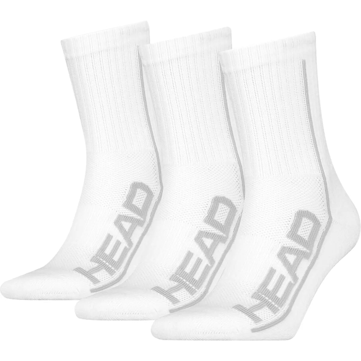 3 PAIRES DE CHAUSSETTES HEAD PERFORMANCE CREW (MID)