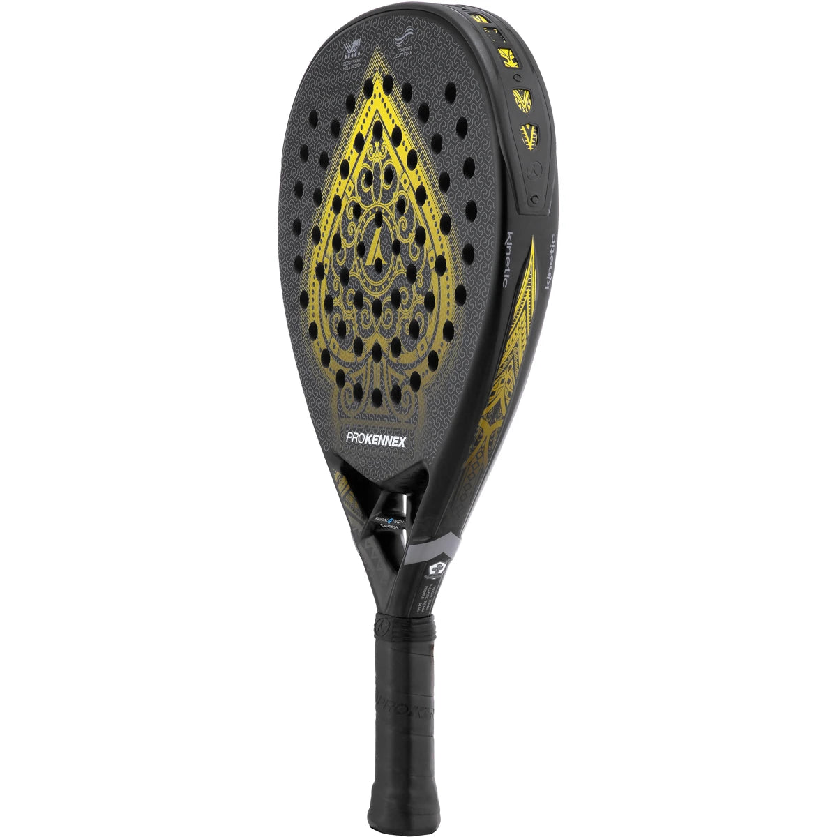 RAQUETTE PADEL PRO KENNEX KINETIC BLACK ACE GOLD