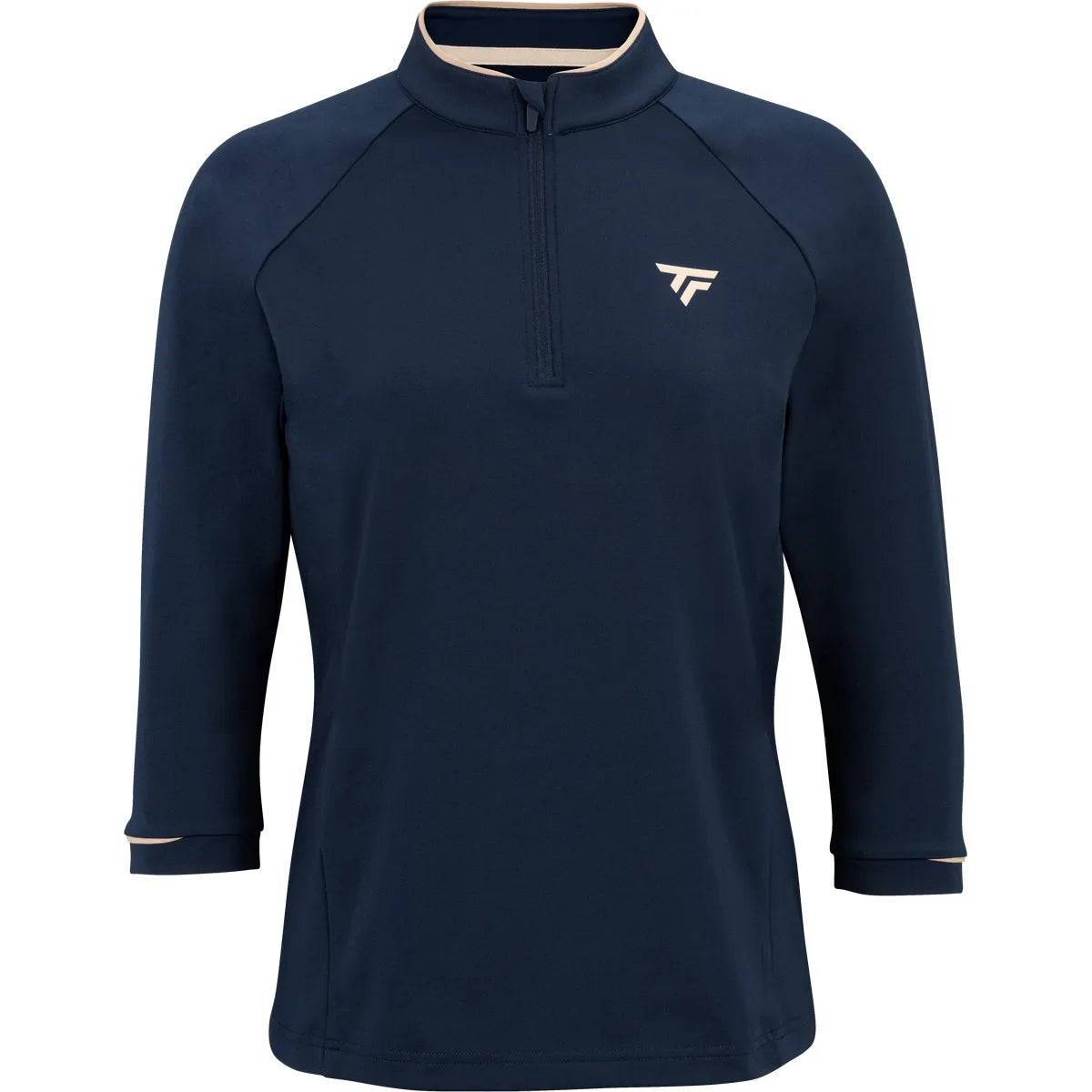 SWEAT TECNIFIBRE FEMME THERMOZIP 3/4 SLEEVE MARINE