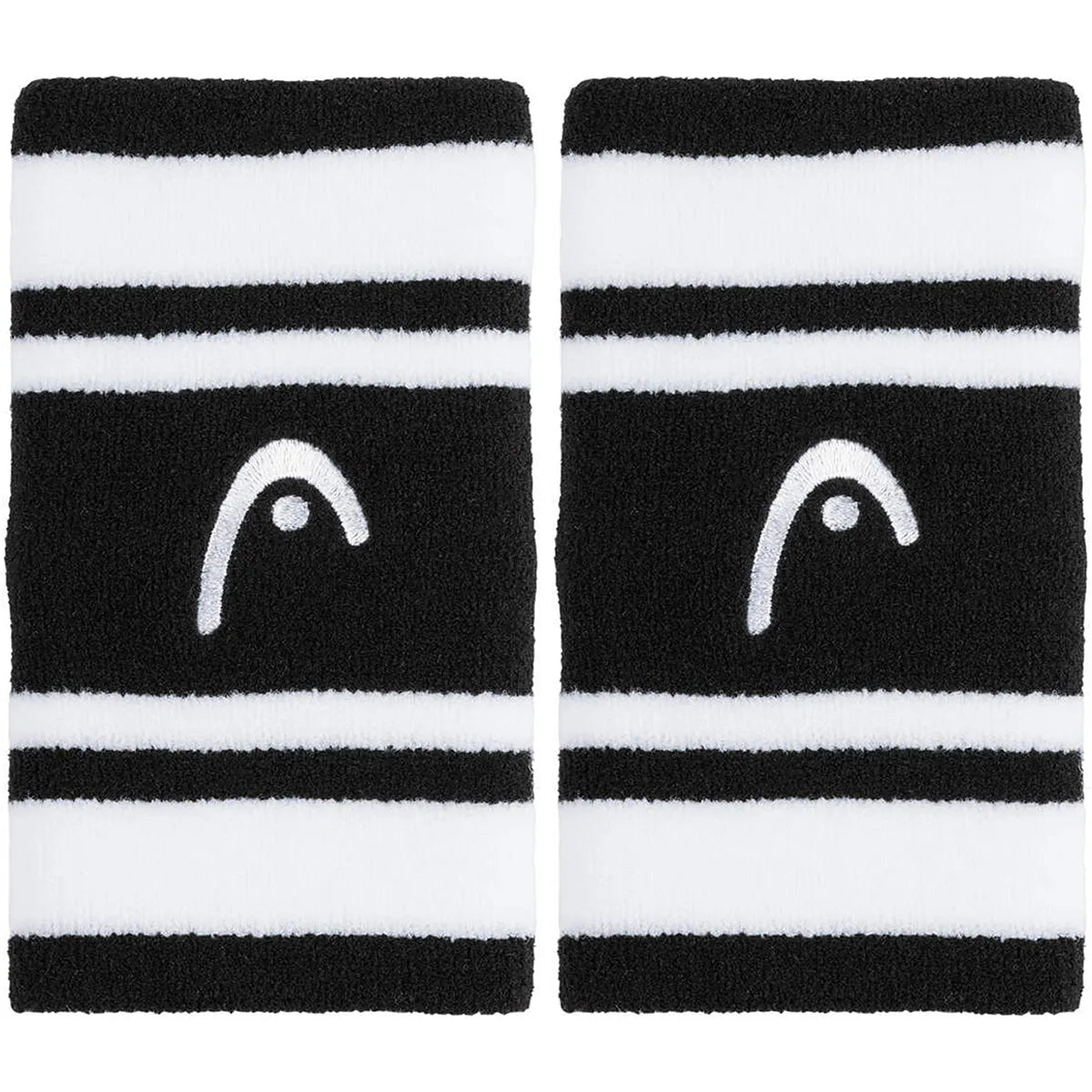 PAIRE DE SERRE POIGNETS HEAD DOUBLE LARGEUR 5" STRIPED