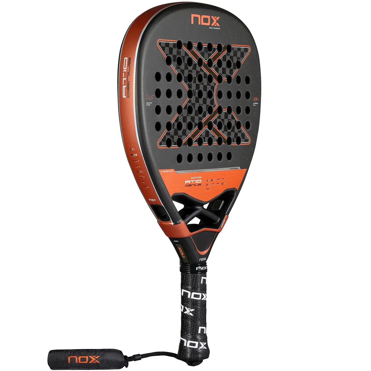 RAQUETTE DE PADEL NOX AT10 GENIUS ATTACK 12K BY AGUSTIN TAPIA