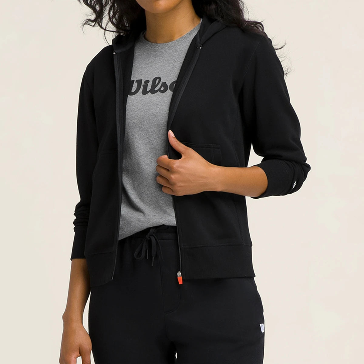 SWEAT A CAPUCHE WILSON FEMME TEAM ZIP