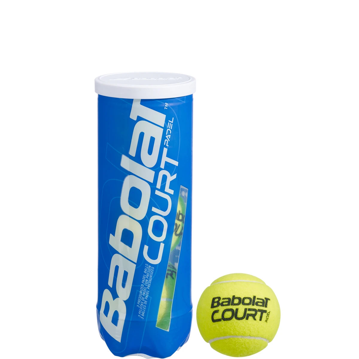 TUBE DE 3 BALLES DE PADEL BABOLAT COURT