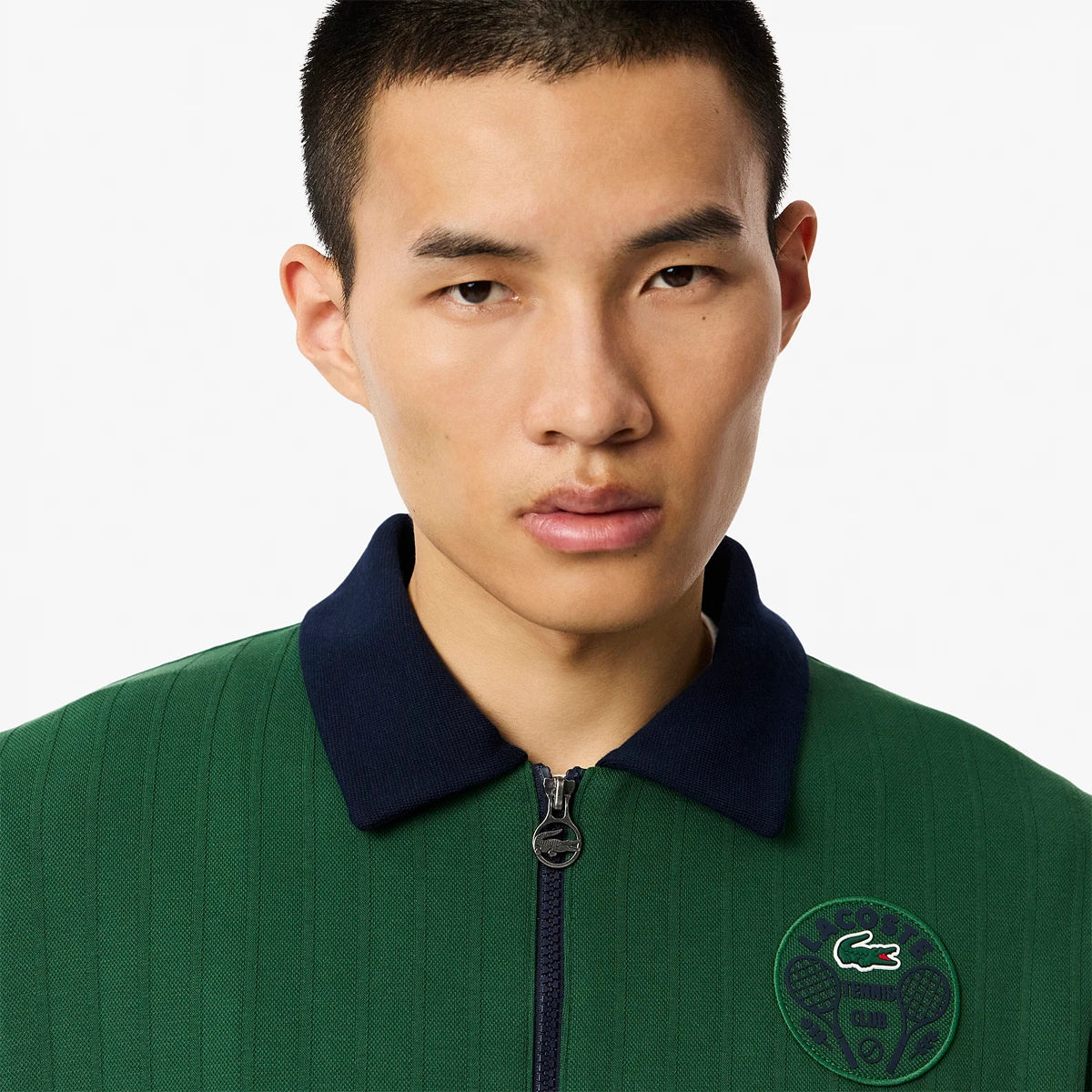 VESTE LACOSTE HERITAGE COTON