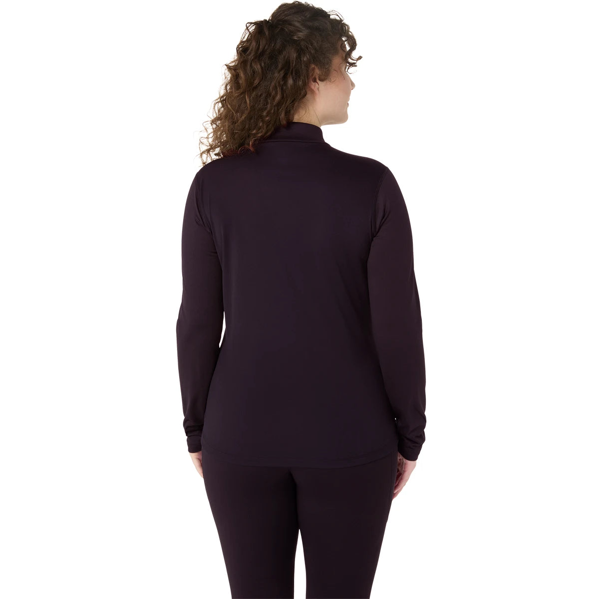 T-SHIRT ASICS FEMME CORE MANCHES LONGUES 1/2 ZIP