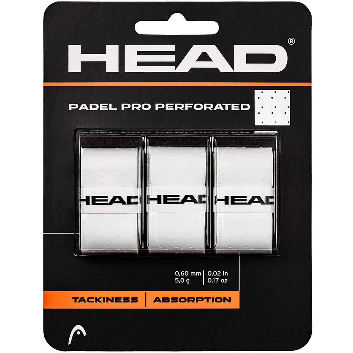 SURGRIPS HEAD PADEL PRO PERFORATED x3