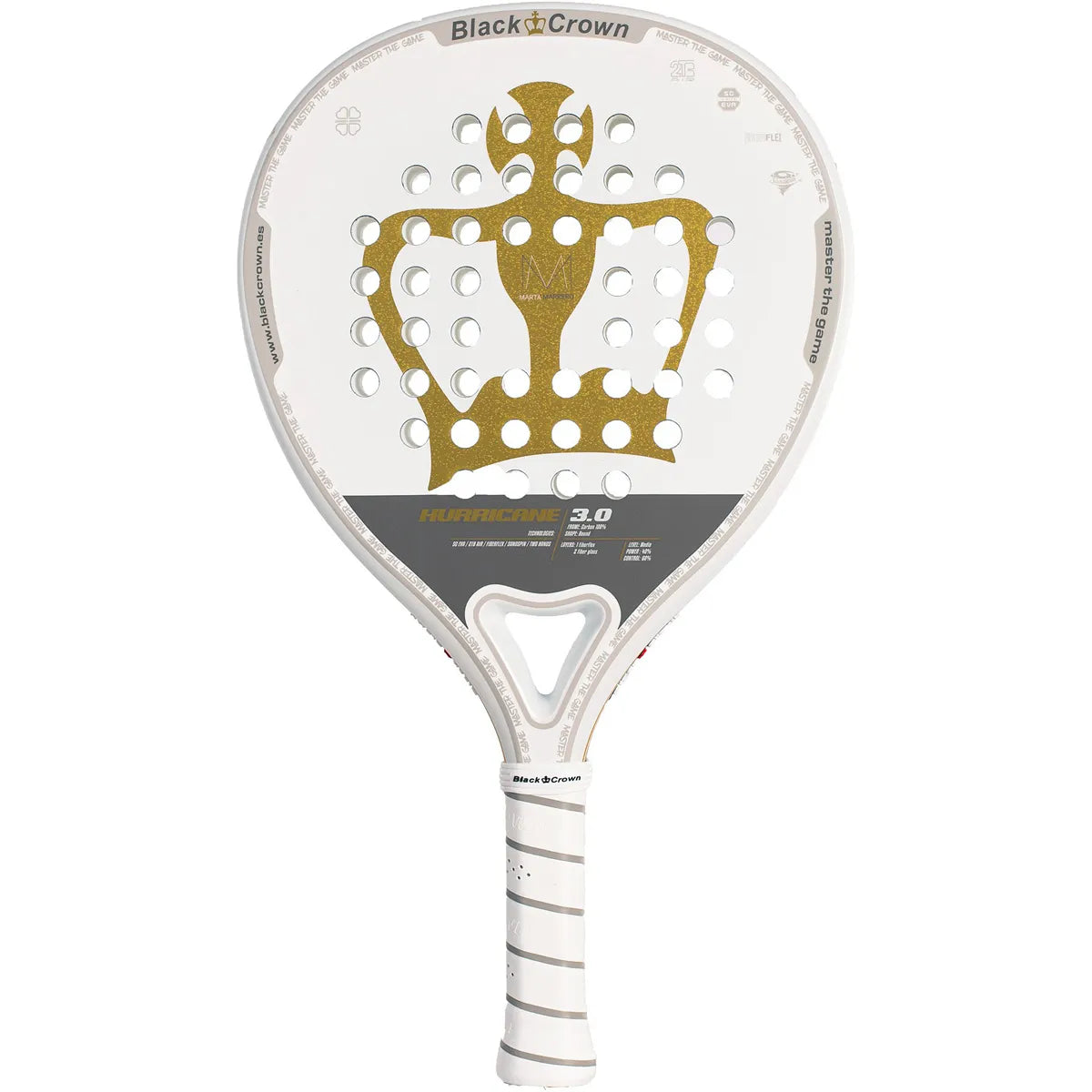 RAQUETTE DE PADEL BLACK CROWN HURRICANE 3.0