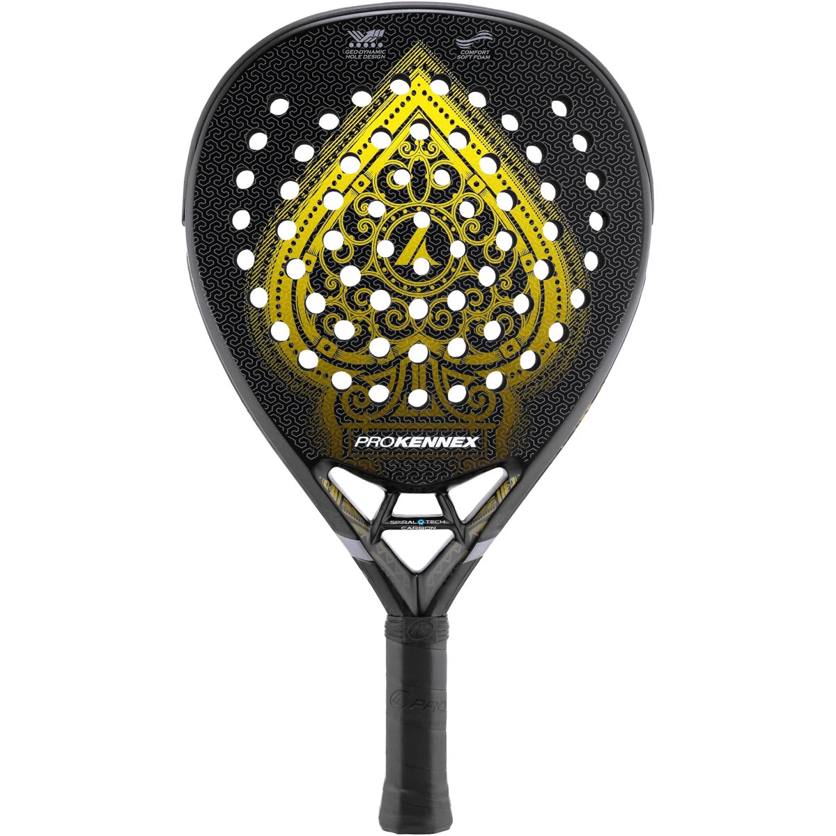 RAQUETTE PADEL PRO KENNEX KINETIC BLACK ACE GOLD